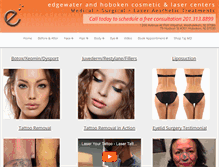 Tablet Screenshot of hobokenmedspa.com